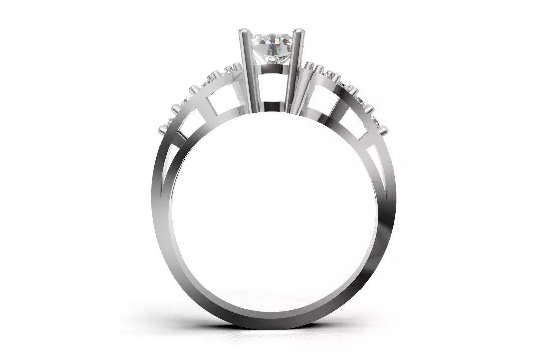 Engagement Ring Jewelry 3D model_2