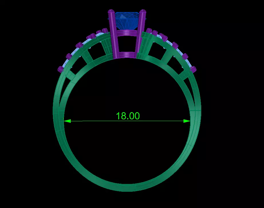 Engagement Ring Jewelry 3D model_3