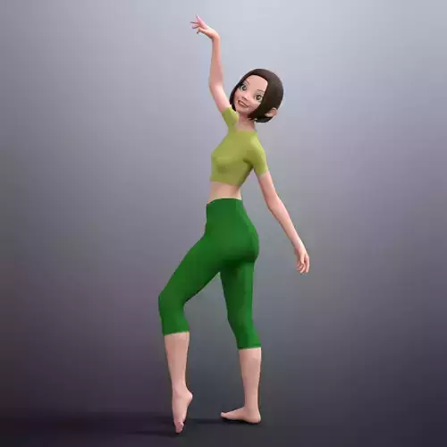 HX Belle Cartoon Character for Genesis 8 Female