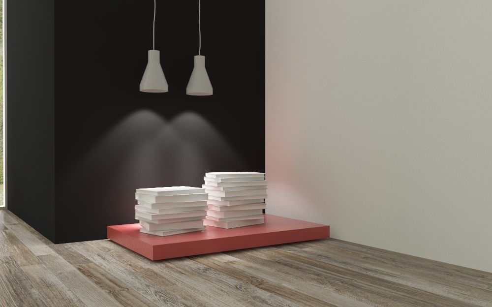 modern bathroom with parquet floor 3D model_4