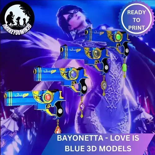 Bayonetta 2 - Love is Blue model for cosplay - Non Functional