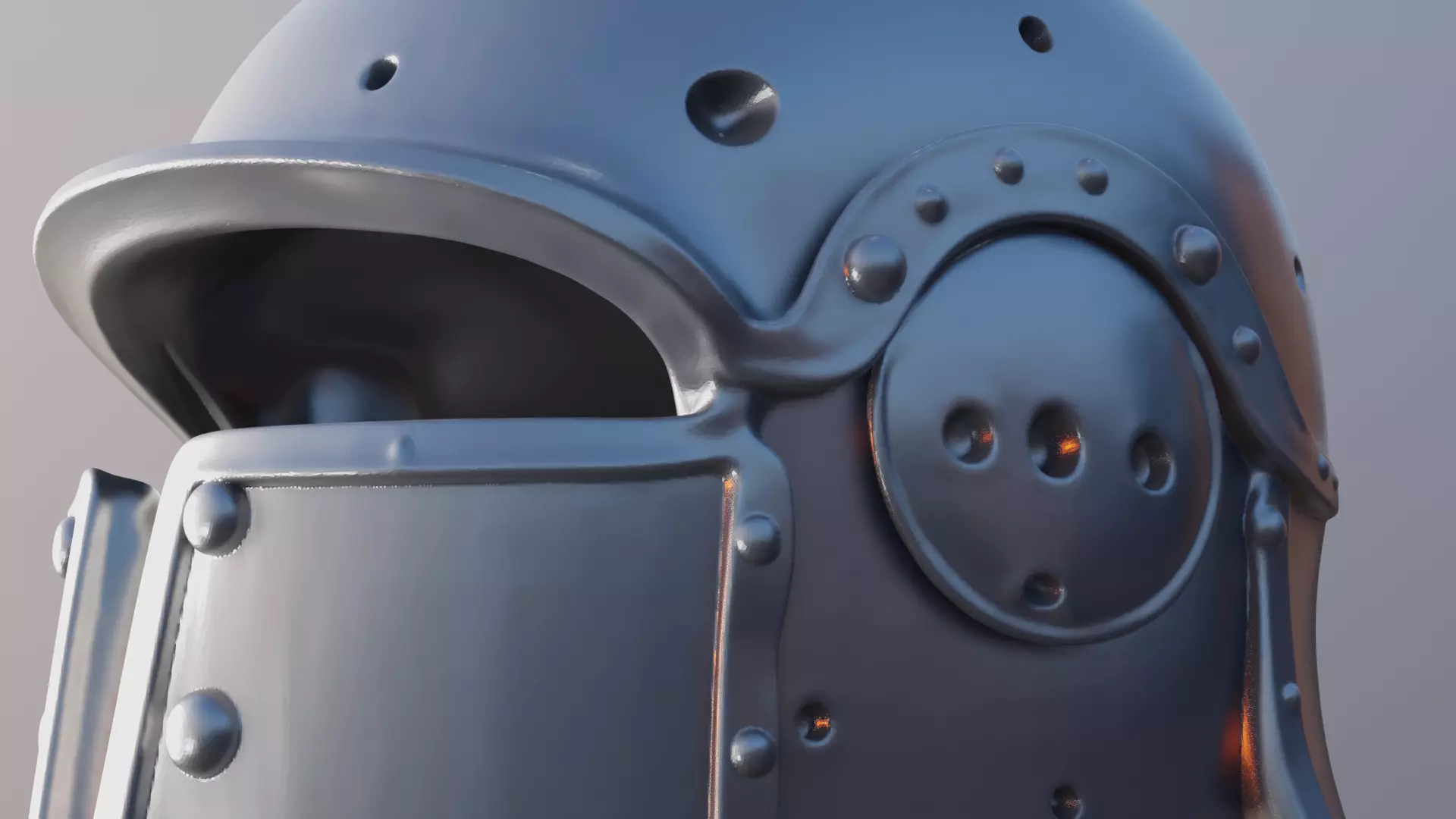 Real Size Viking Helmet STL Norse Warrior Armor Prop 3D print model_1