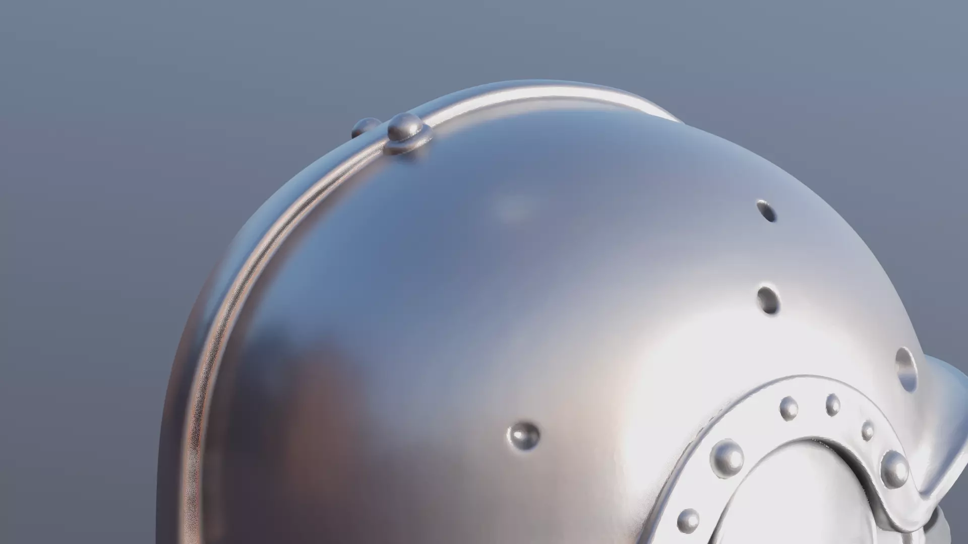 Real Size Viking Helmet STL Norse Warrior Armor Prop 3D print model_10