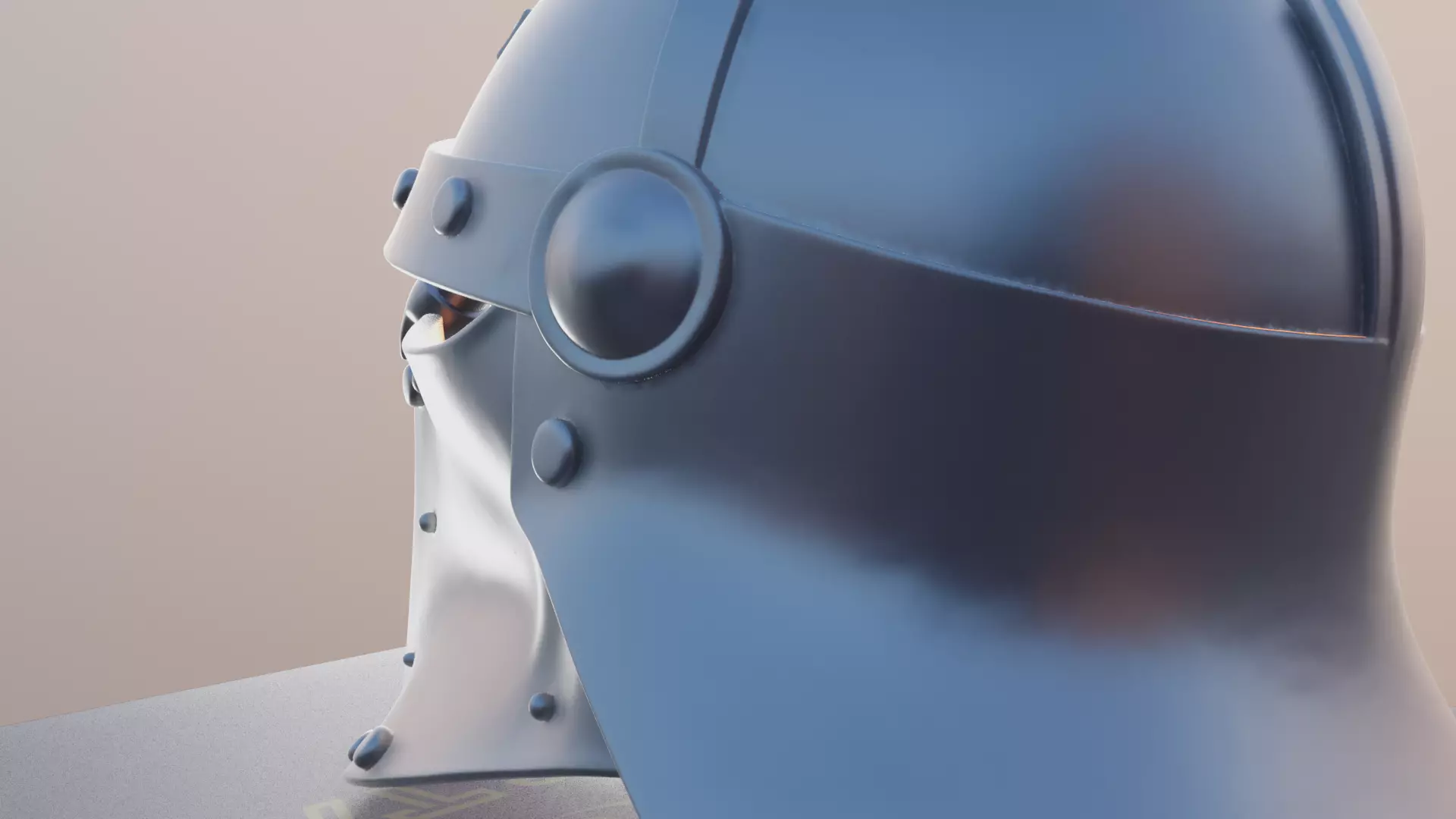 Full Size Viking Helmet STL Realistic Norse Warrior Prop 3D print model_9