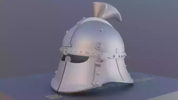 Real Size Viking Helmet 3D Printable STL 3D print model