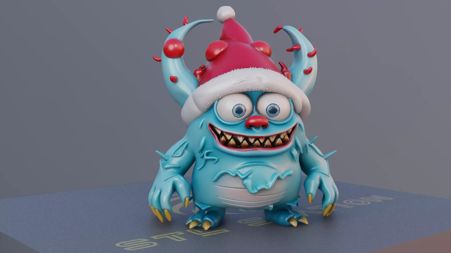 Snuggle Snout 3D Printable Cute Monster Model 3D print model_0