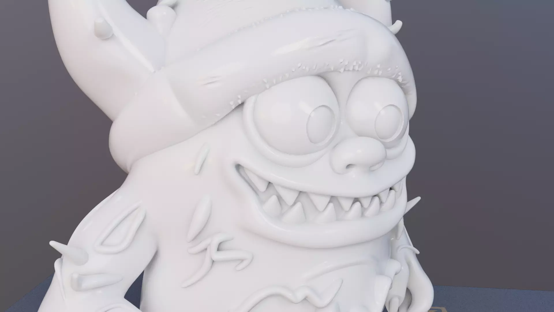 Snuggle Snout 3D Printable Cute Monster Model 3D print model_10