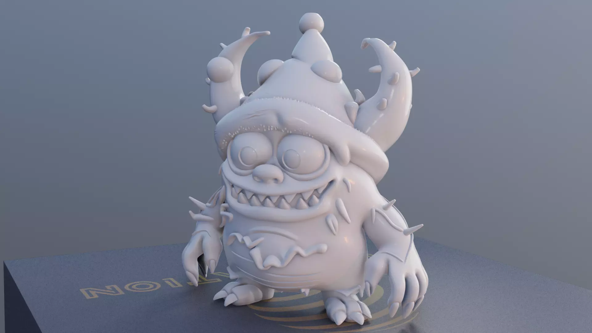 Snuggle Snout 3D Printable Cute Monster Model 3D print model_8