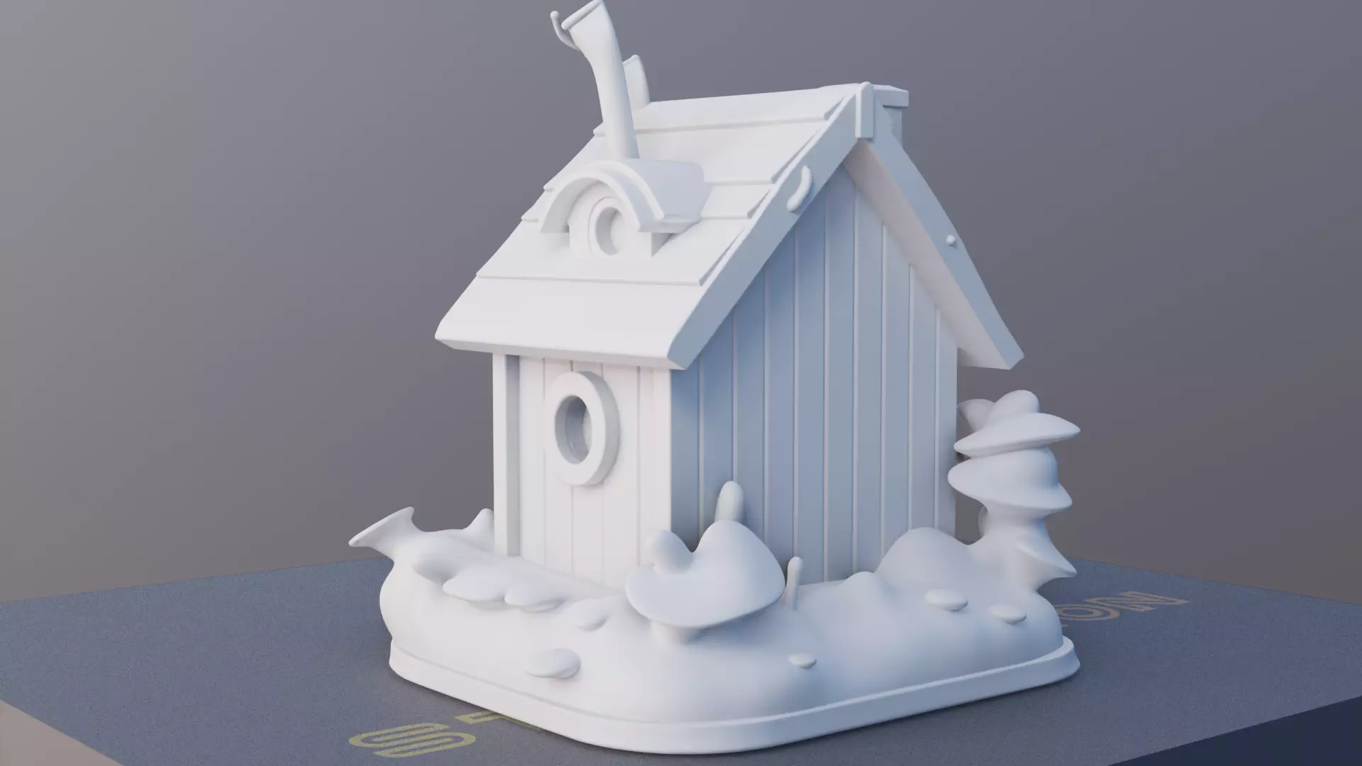 Cottage Haven 3D Printable Small House Model 3D print model_5
