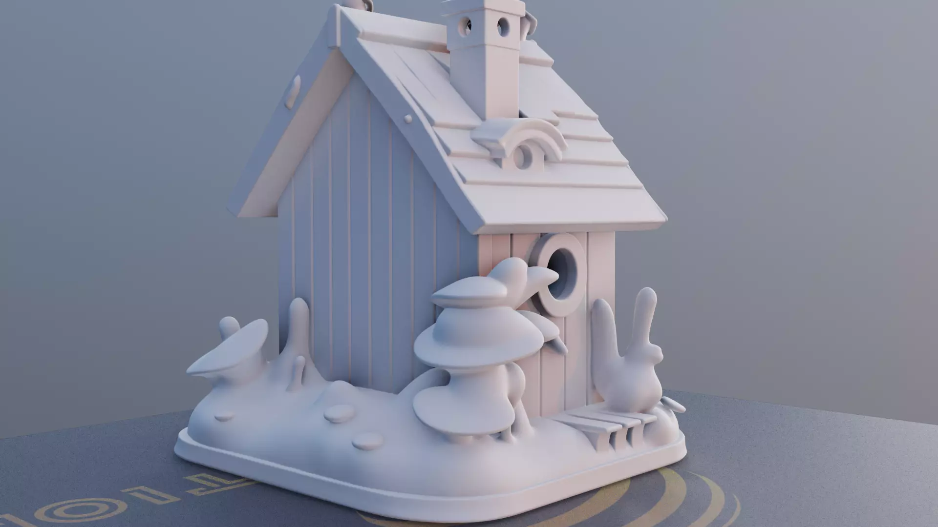 Cottage Haven 3D Printable Small House Model 3D print model_9