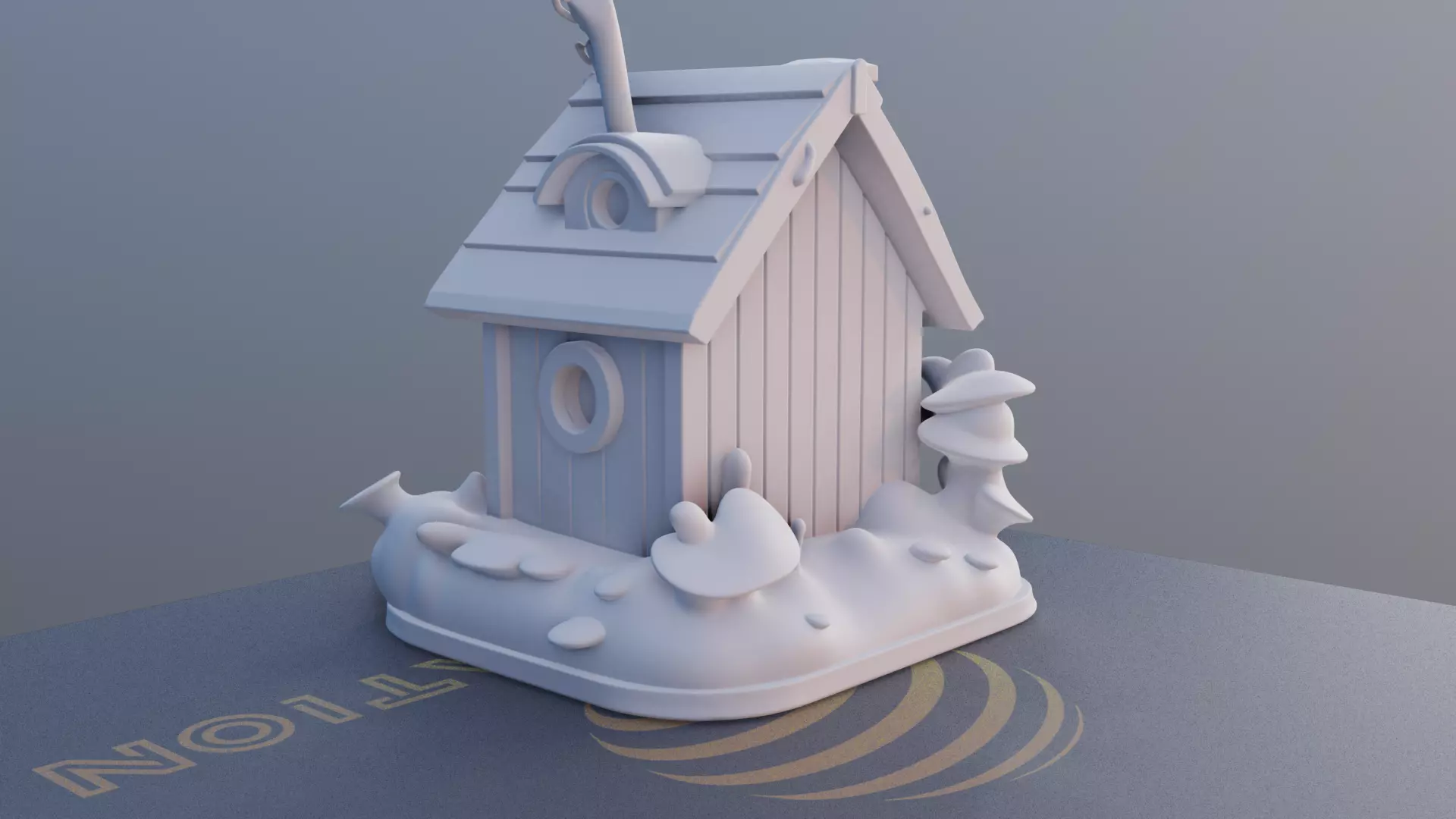 Cottage Haven 3D Printable Small House Model 3D print model_12