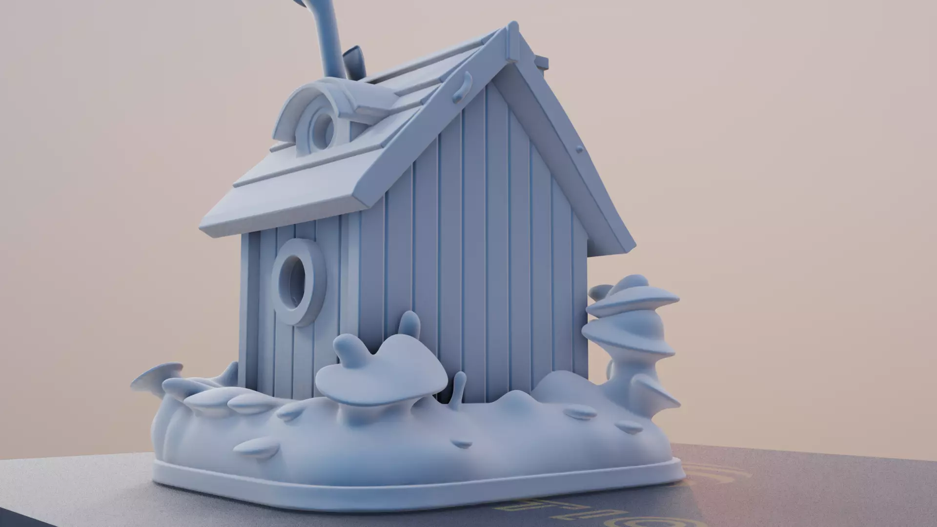 Cottage Haven 3D Printable Small House Model 3D print model_8
