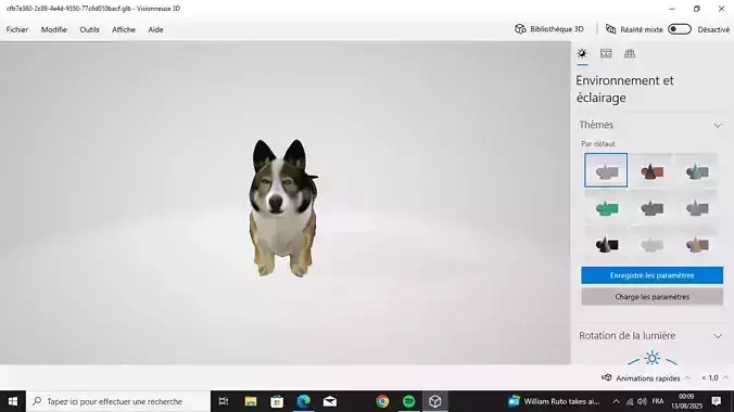 High Quality 3D Dog Model GLB - Realistic and Detailed