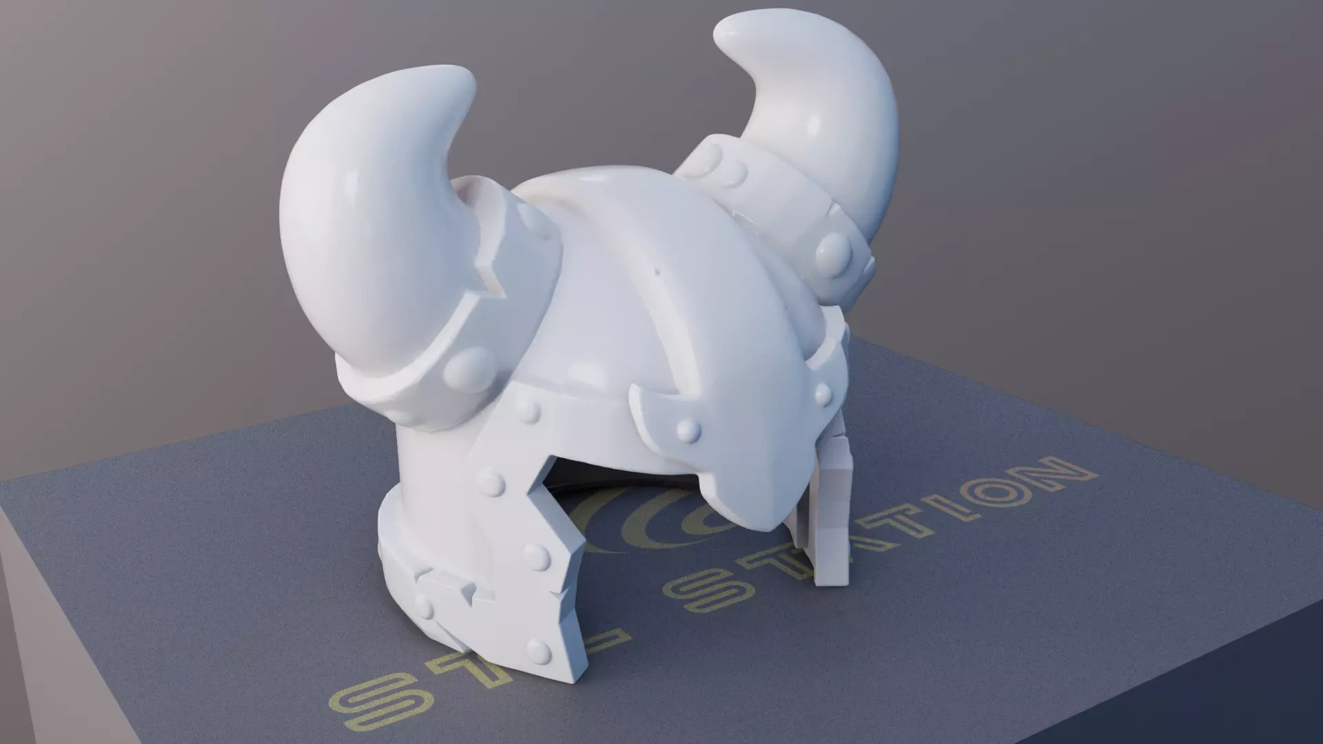 Viking Helmet Real Size 3D Printable Model 3D print model_10