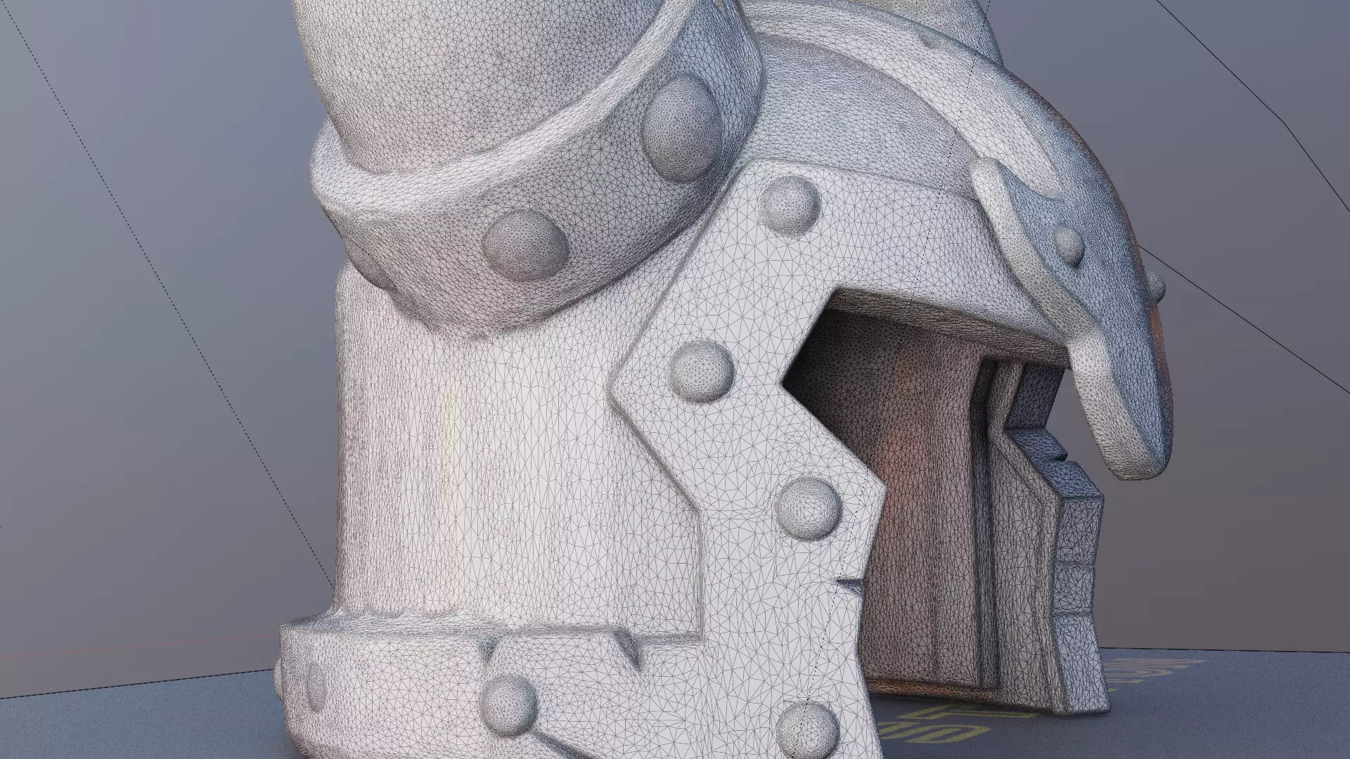 Viking Helmet Real Size 3D Printable Model 3D print model_12