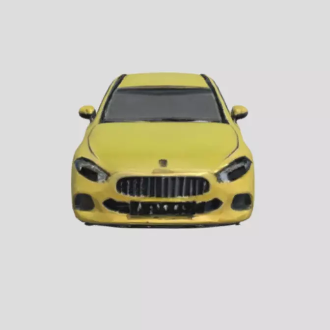A city car Free 3D model
