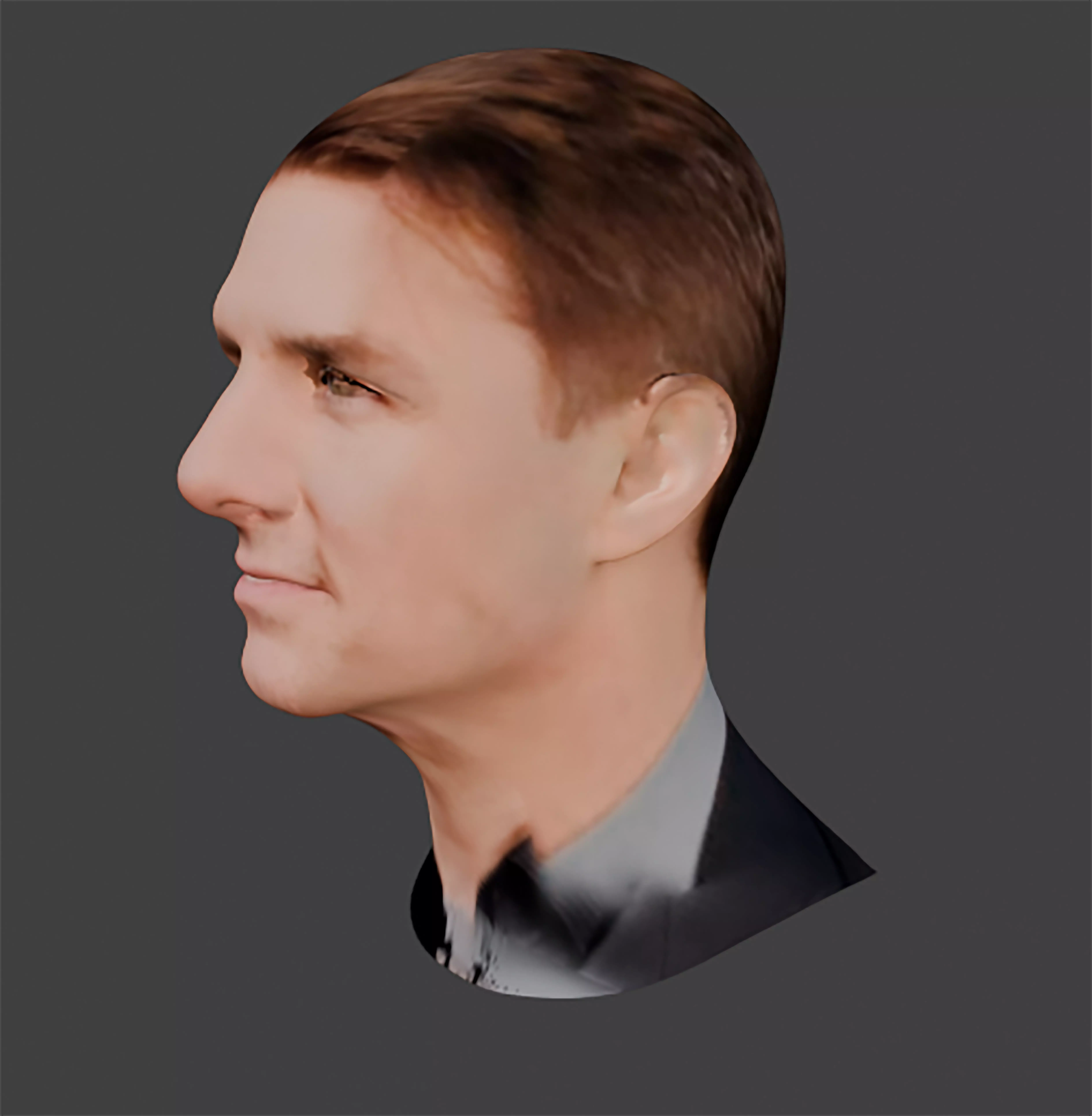 head tom cruise 3D model_3