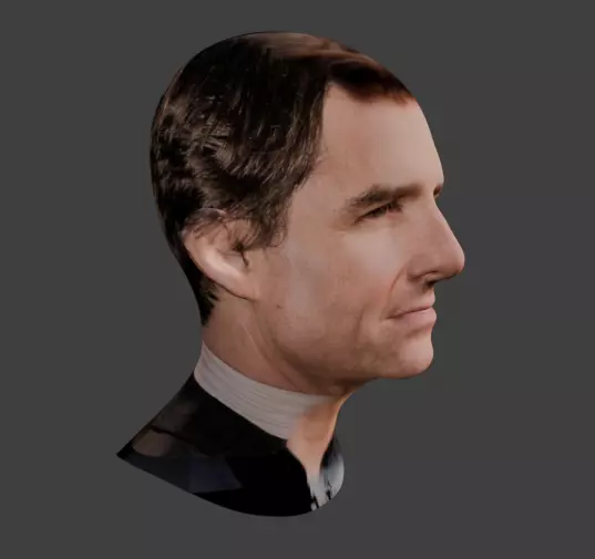 head tom cruise 3D model_4