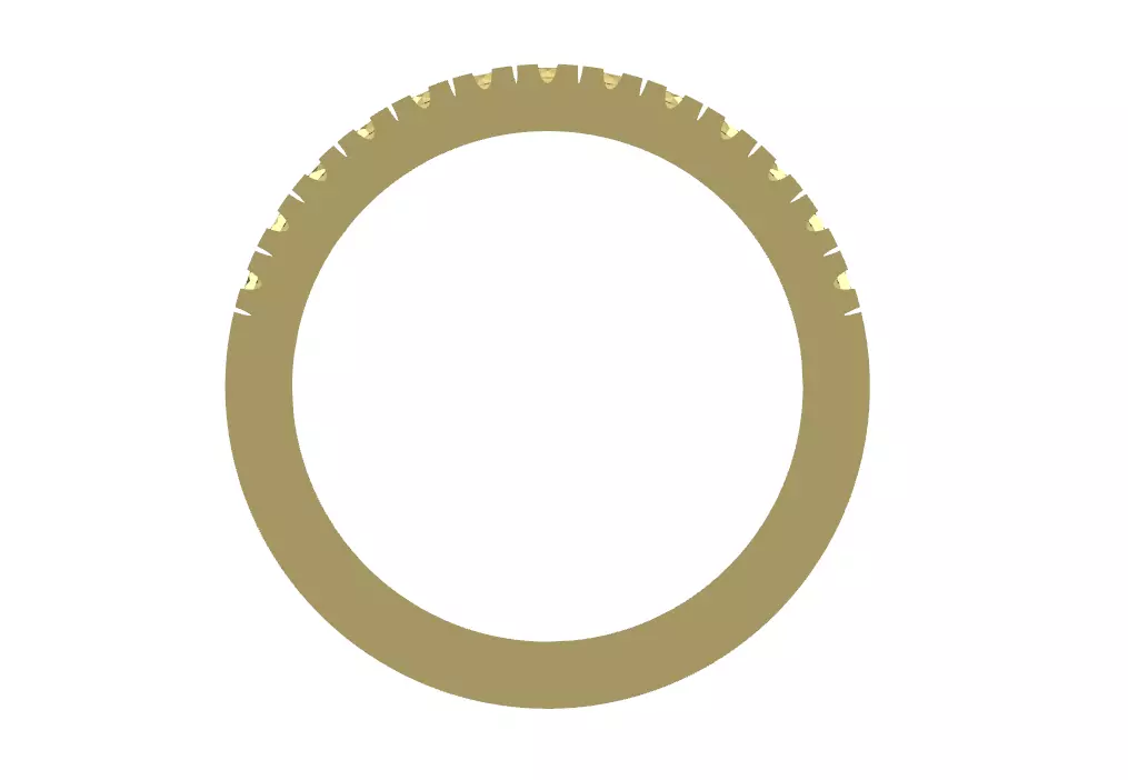 Wedding Ring 3D print model_7