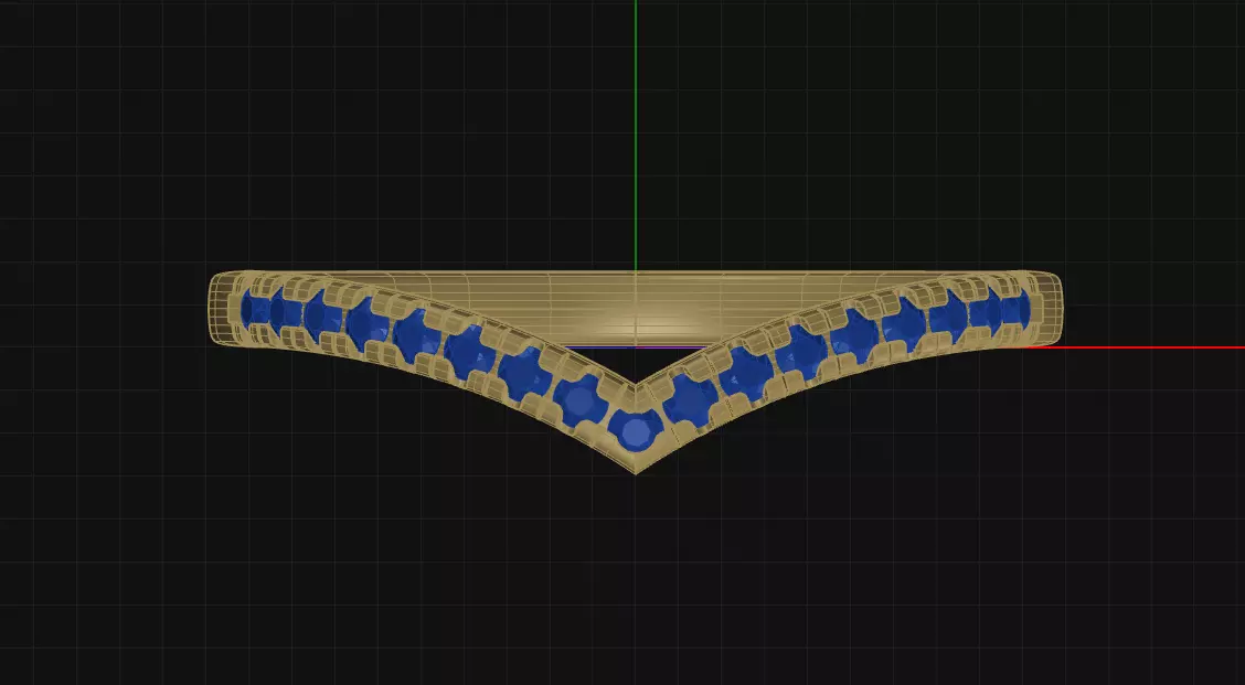 Wedding Ring 3D print model_1