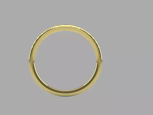 Wedding Ring 3D print model_7