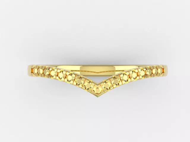 Wedding Ring 3D print model_4