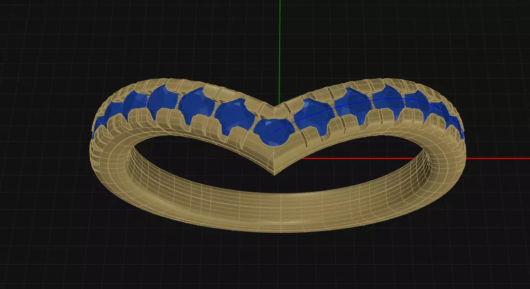 Wedding Ring 3D print model