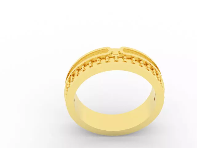 42 Prong Diamond Wedding Ring 3D print model_5