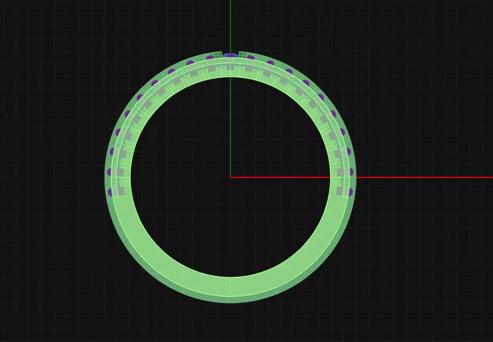 42 Prong Diamond Wedding Ring 3D print model_3