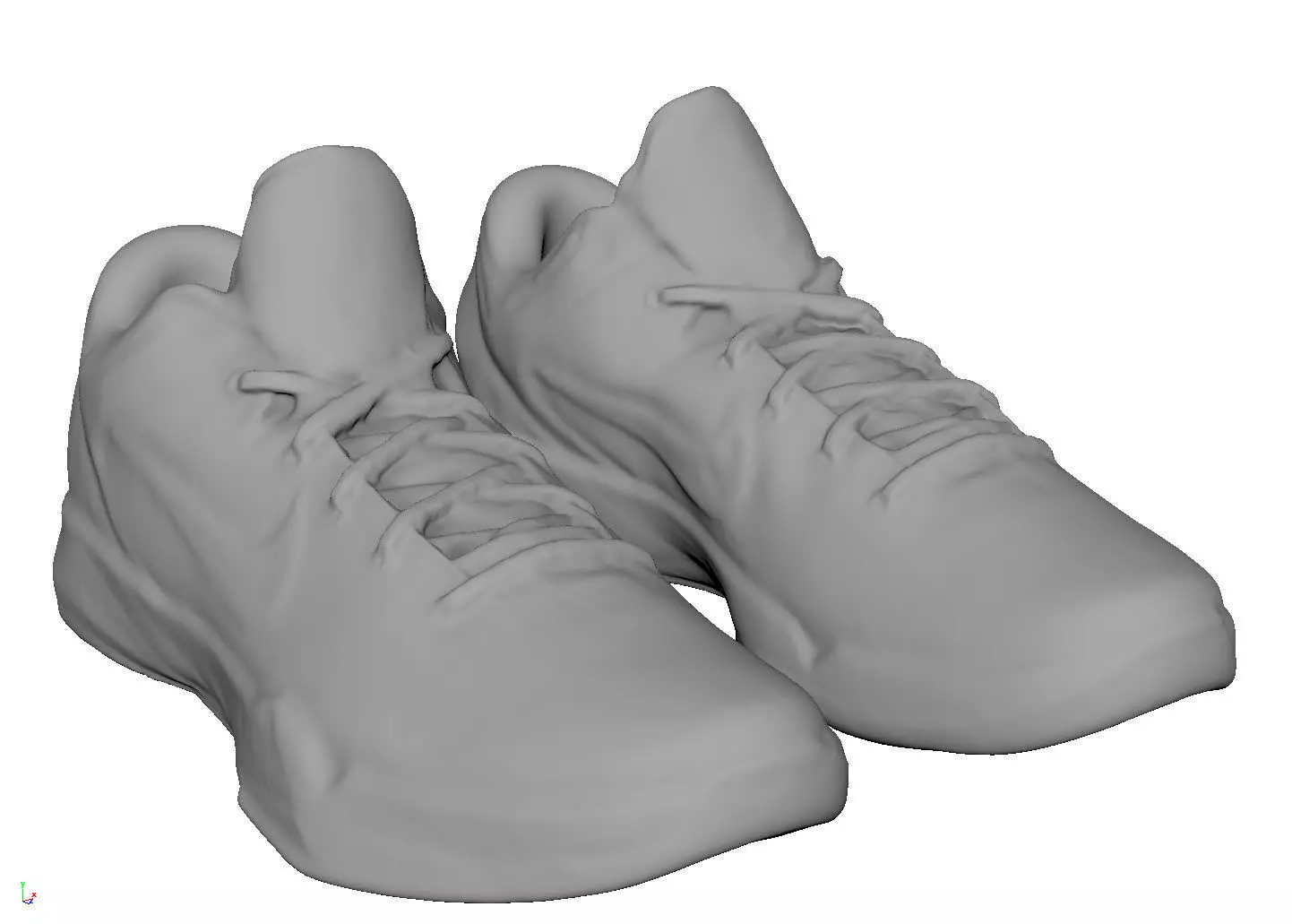 Nike Zoom Kobe 7 Prelude Low-poly 3D model_9