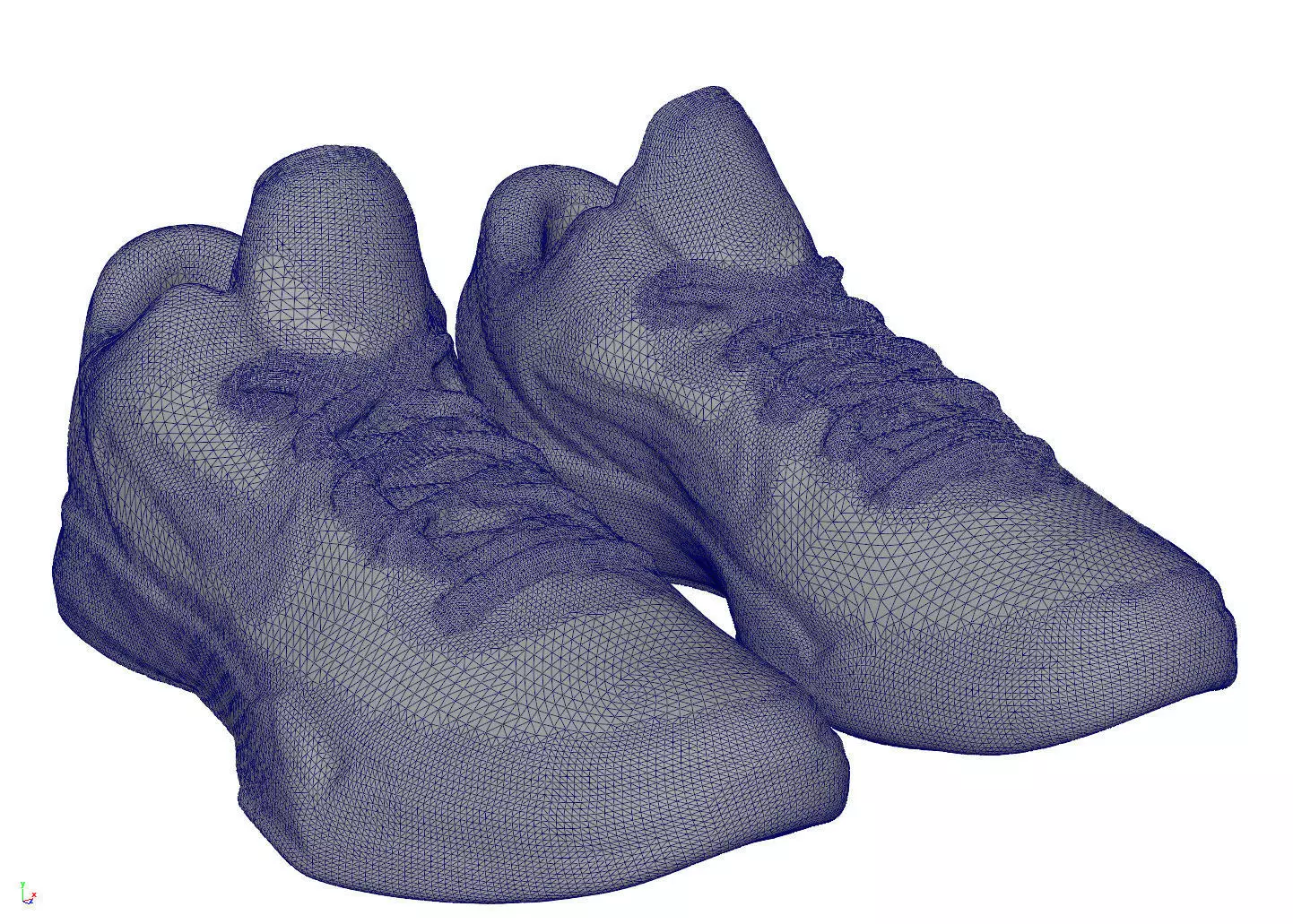 Nike Zoom Kobe 7 Prelude Low-poly 3D model_10