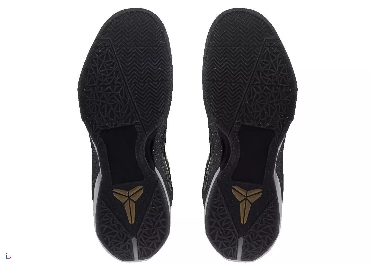 Nike Zoom Kobe 7 Prelude Low-poly 3D model_6