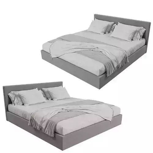 Modern Upholstered Platform Bed