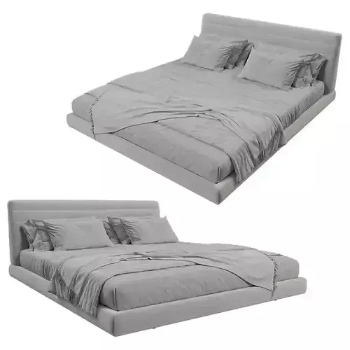 Modern Upholstered Platform Bed