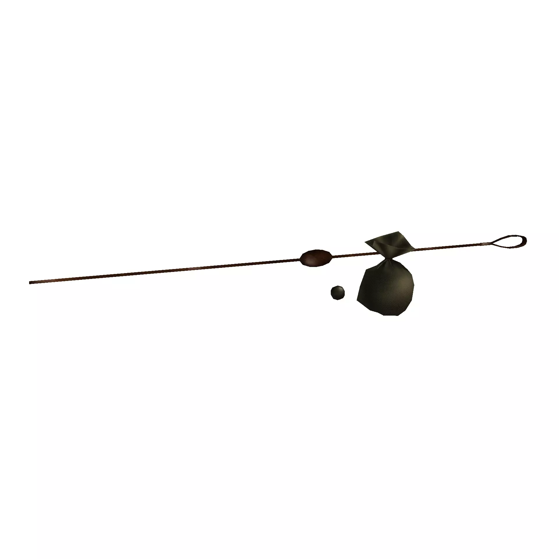 Melee Weapons Pack 4 Low-poly 3D model_10