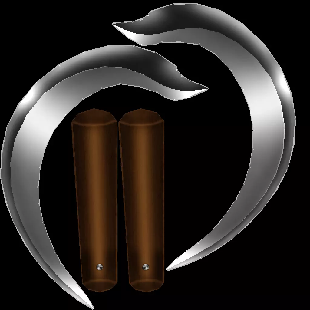 Melee Weapons Pack 4 Low-poly 3D model_20