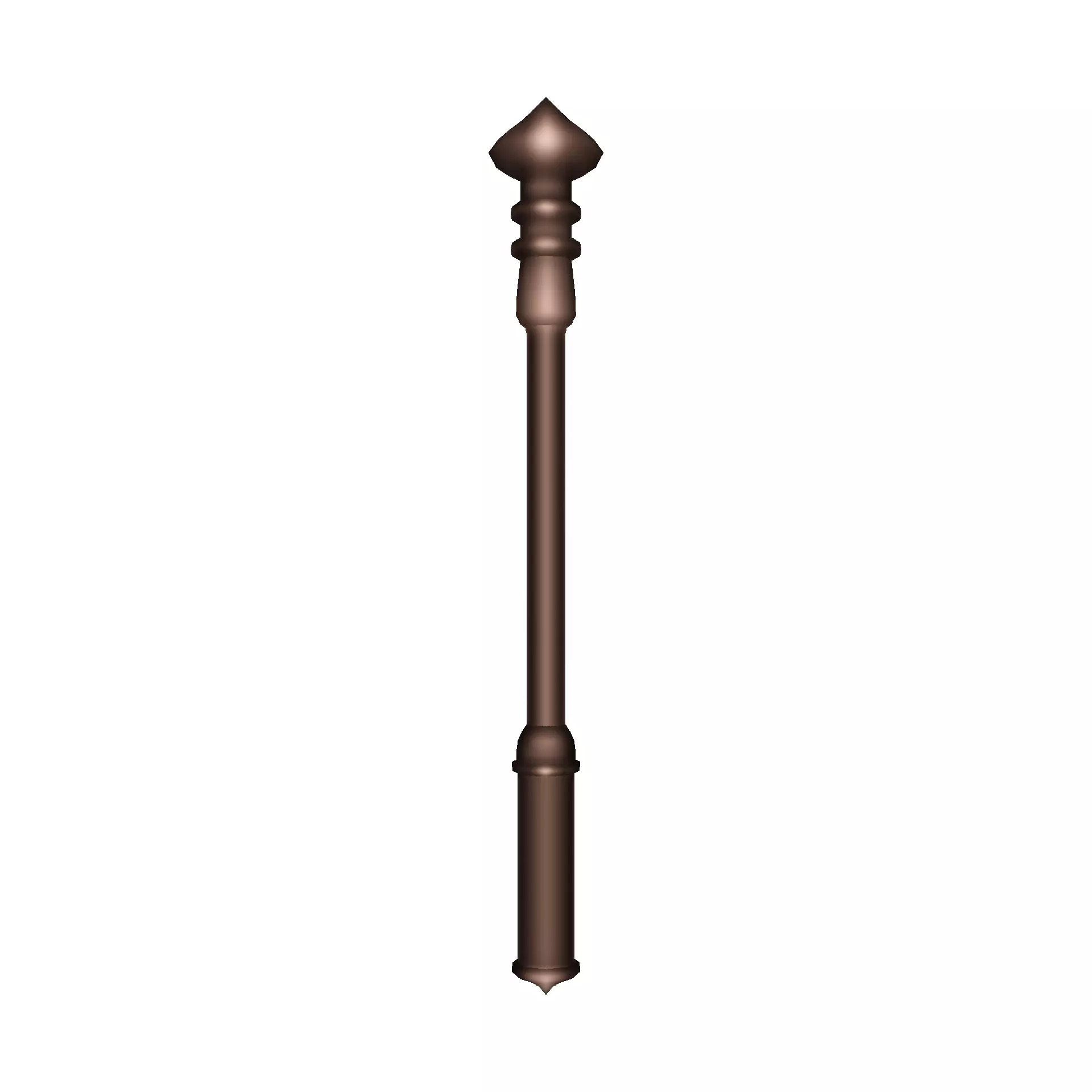 Melee Weapons Pack 4 Low-poly 3D model_9