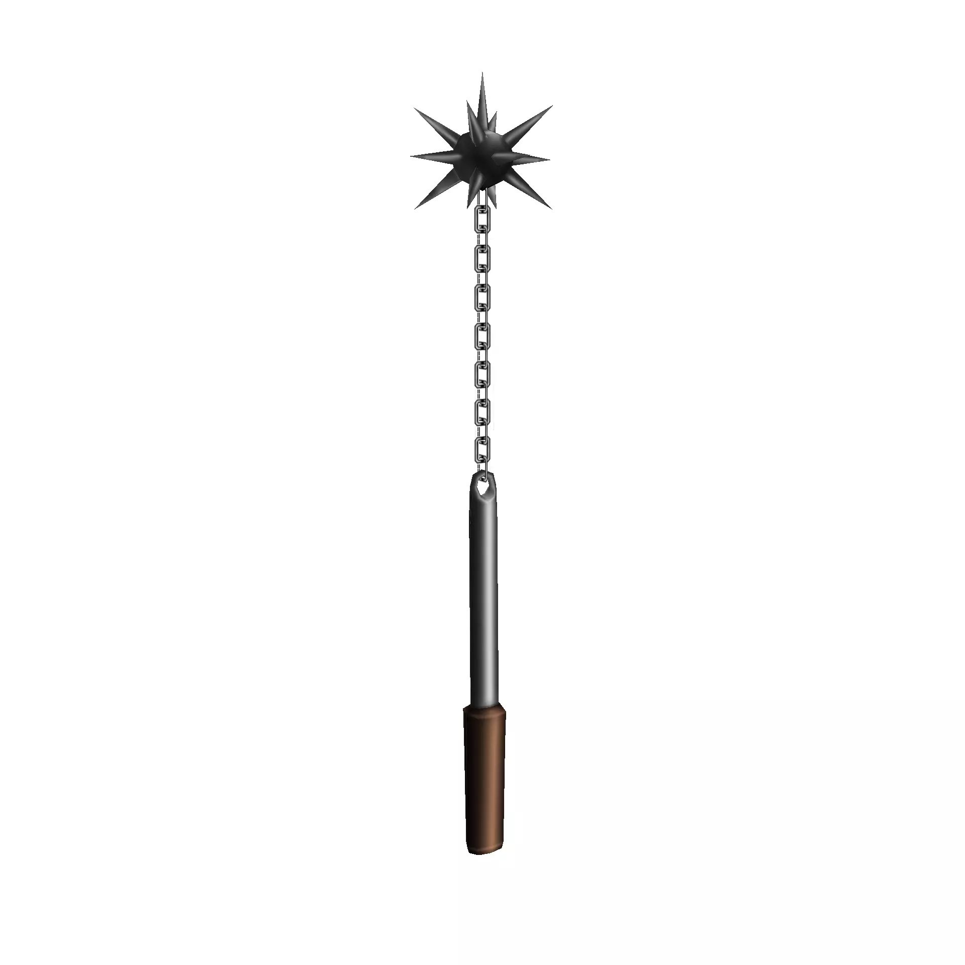 Melee Weapons Pack 4 Low-poly 3D model_7