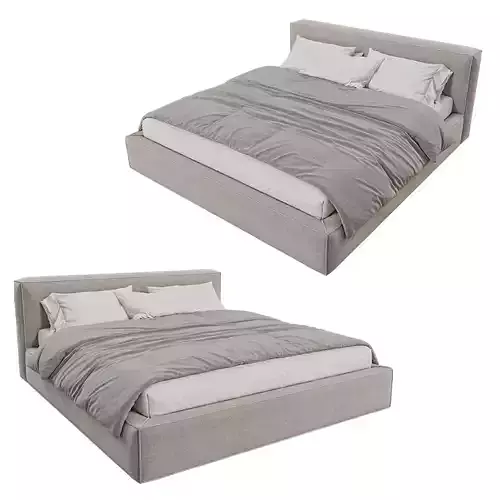 Modern Upholstered Platform Bed
