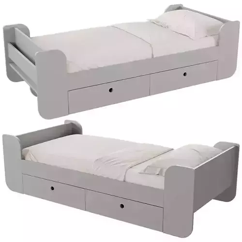 Modern Kids Single Bed 