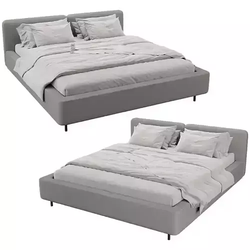 Modern Upholstered Platform Bed