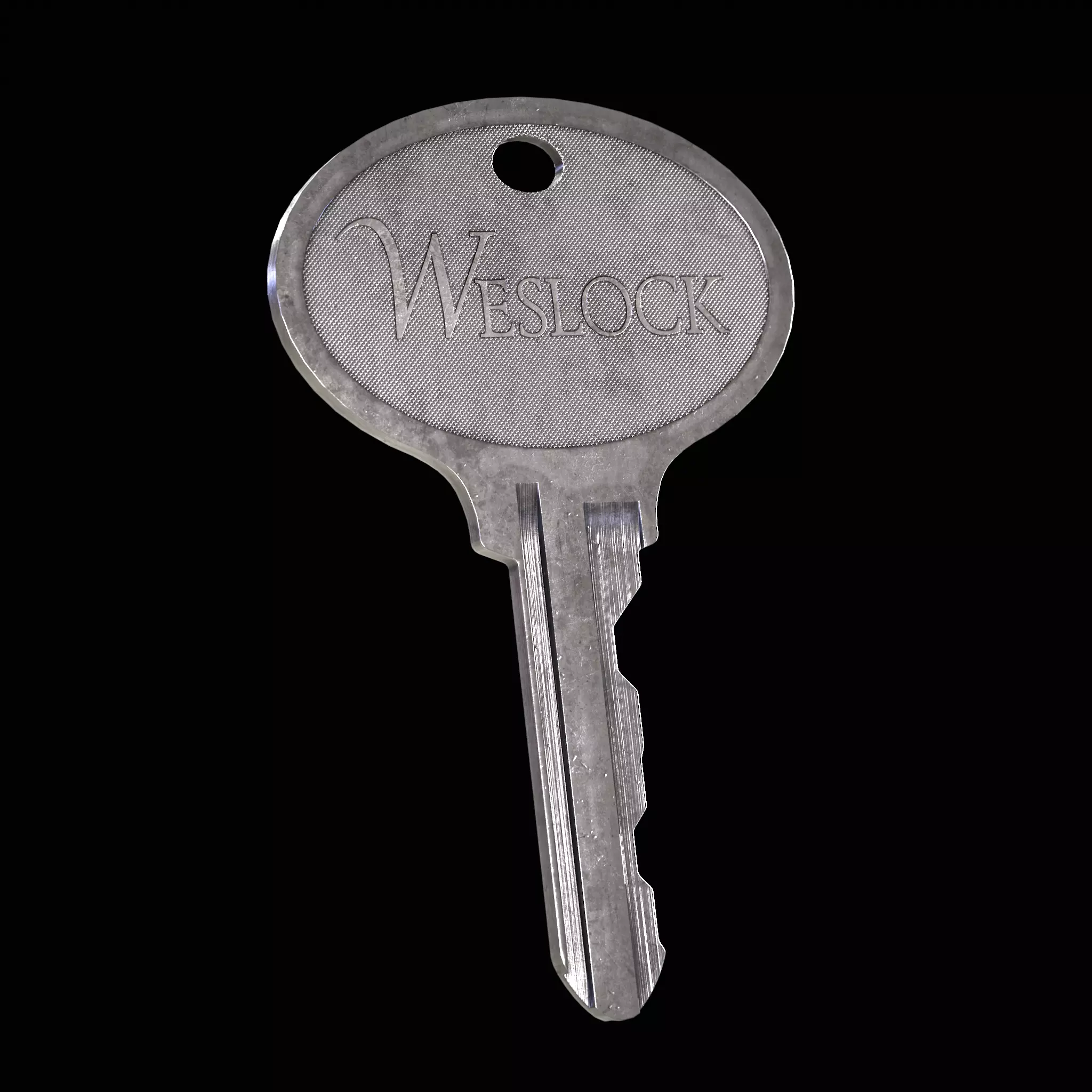 House Key Low-poly 3D model_5