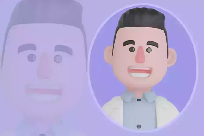 Stylized 3D Male Doctor Welcoming Pose - Medical Character