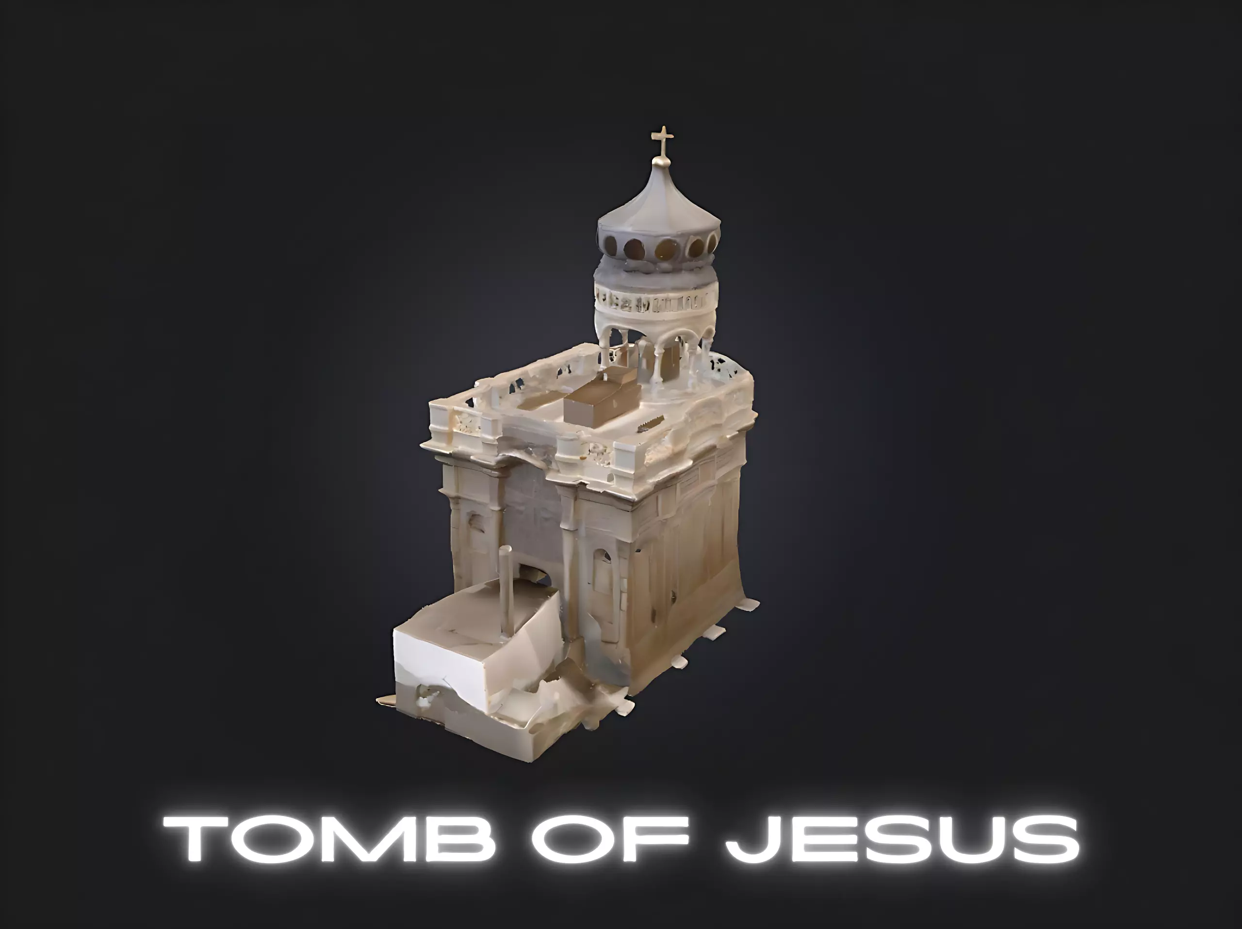 Jerusalem Holy Sepulchre Church Tomb of Jesus 3D Model 3D model_0
