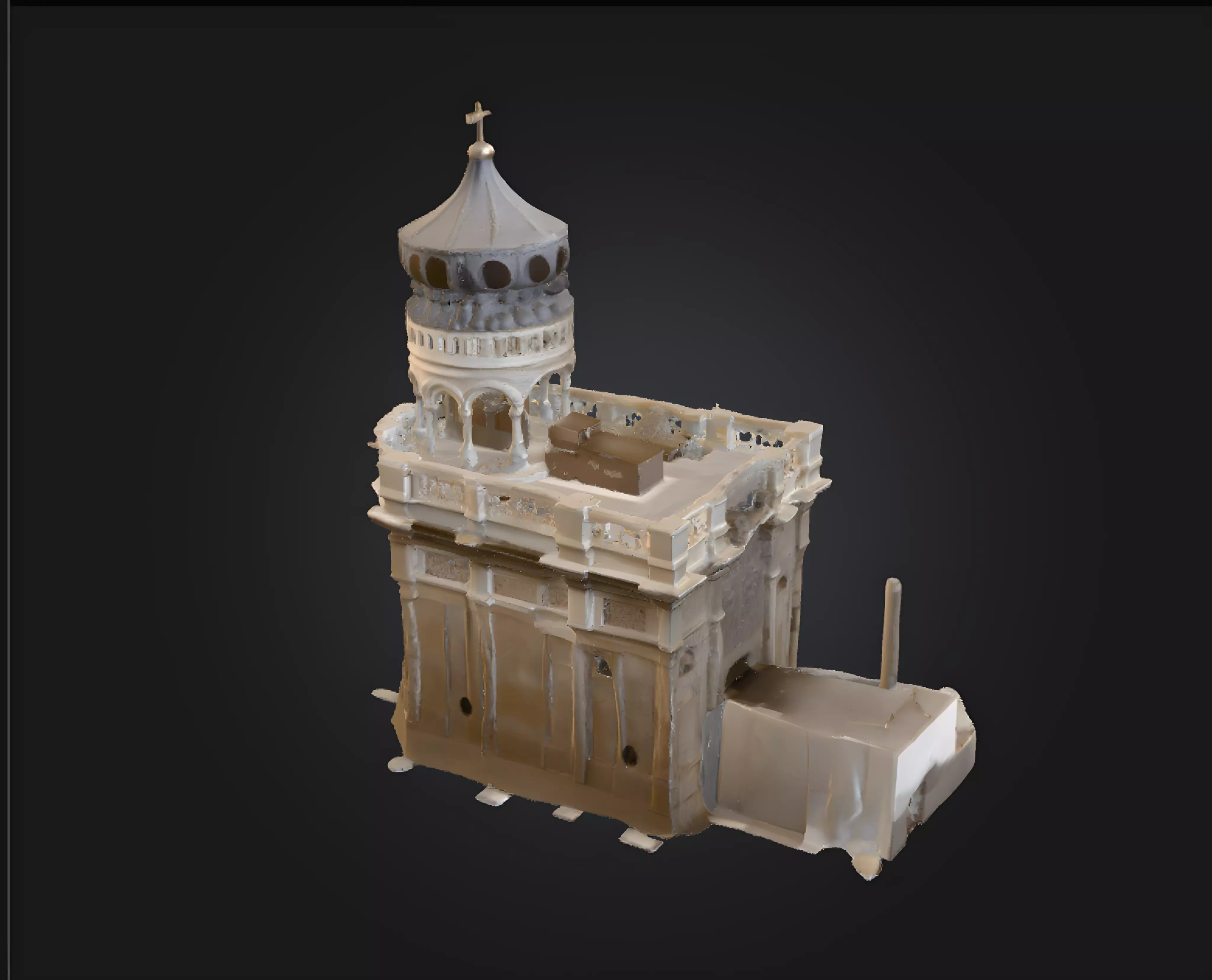 Jerusalem Holy Sepulchre Church Tomb of Jesus 3D Model 3D model_1