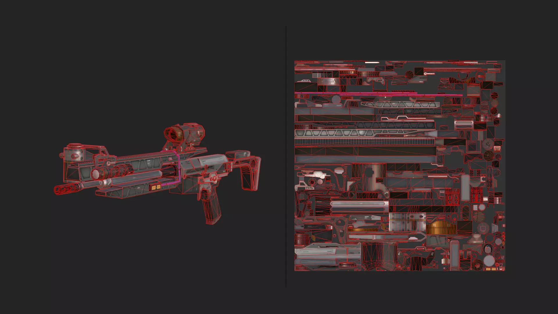 Pistol 3D Model 004 Low-poly 3D model_14