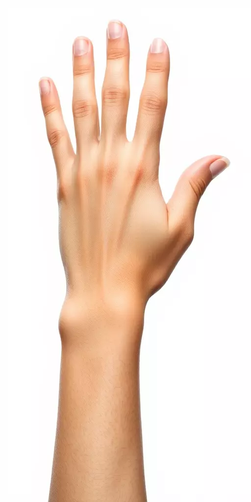 Realistic Human Hand Model Pack with Detailed Fingers Low-poly 3D model_3