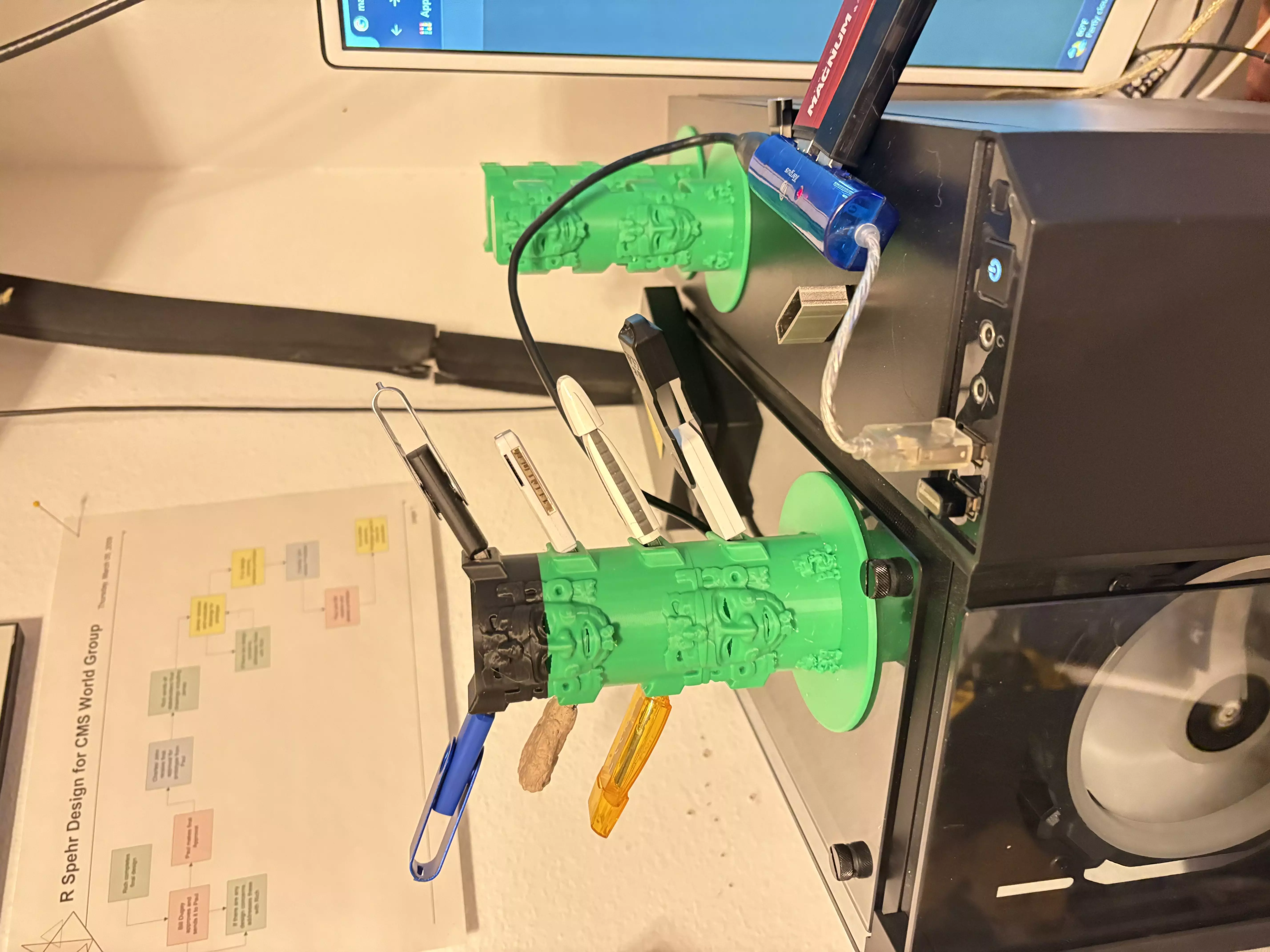 Mayan Memory Stick Storage 3D print model