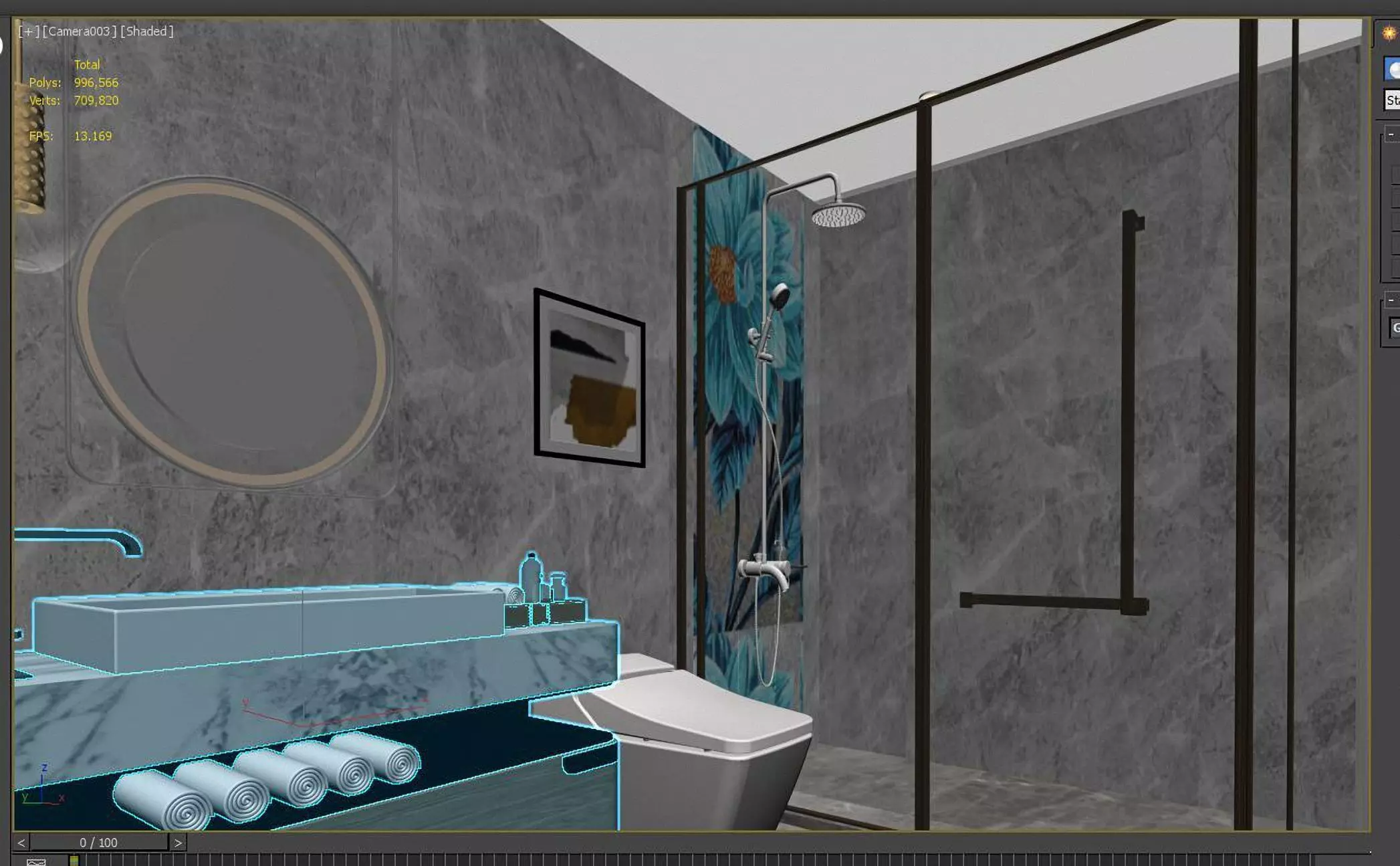 Bathroom 3D model_1