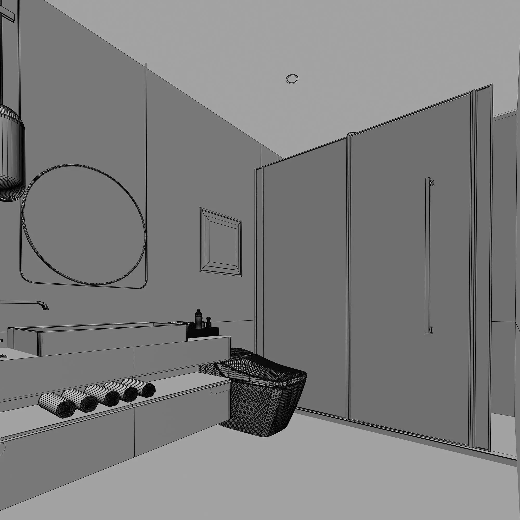 Bathroom 3D model_3